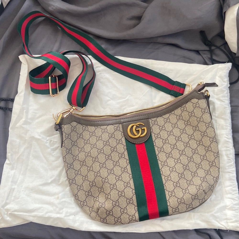 Red green crossbody